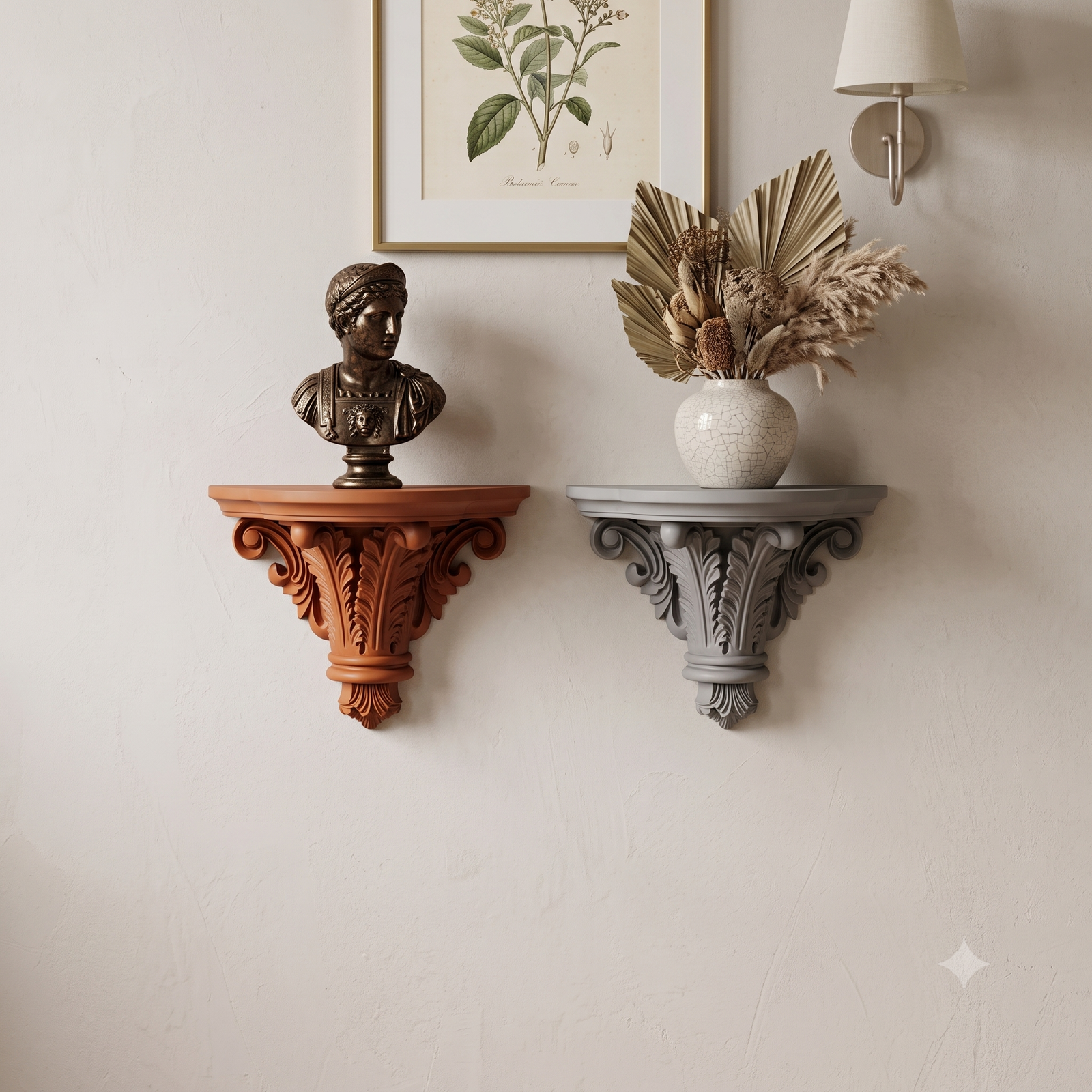 Classic Architectural Wall Display Shelf