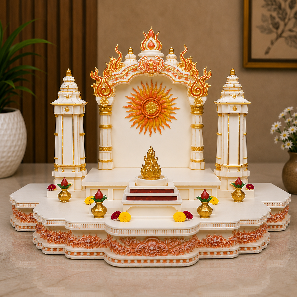 Divine Yagna Kund Sinhasan