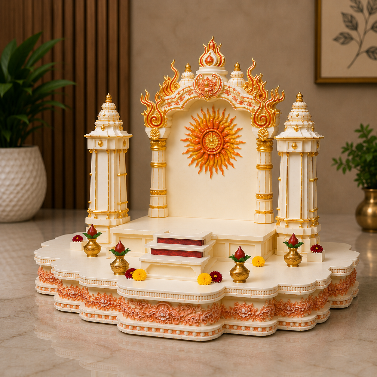 Divine Yagna Kund Sinhasan