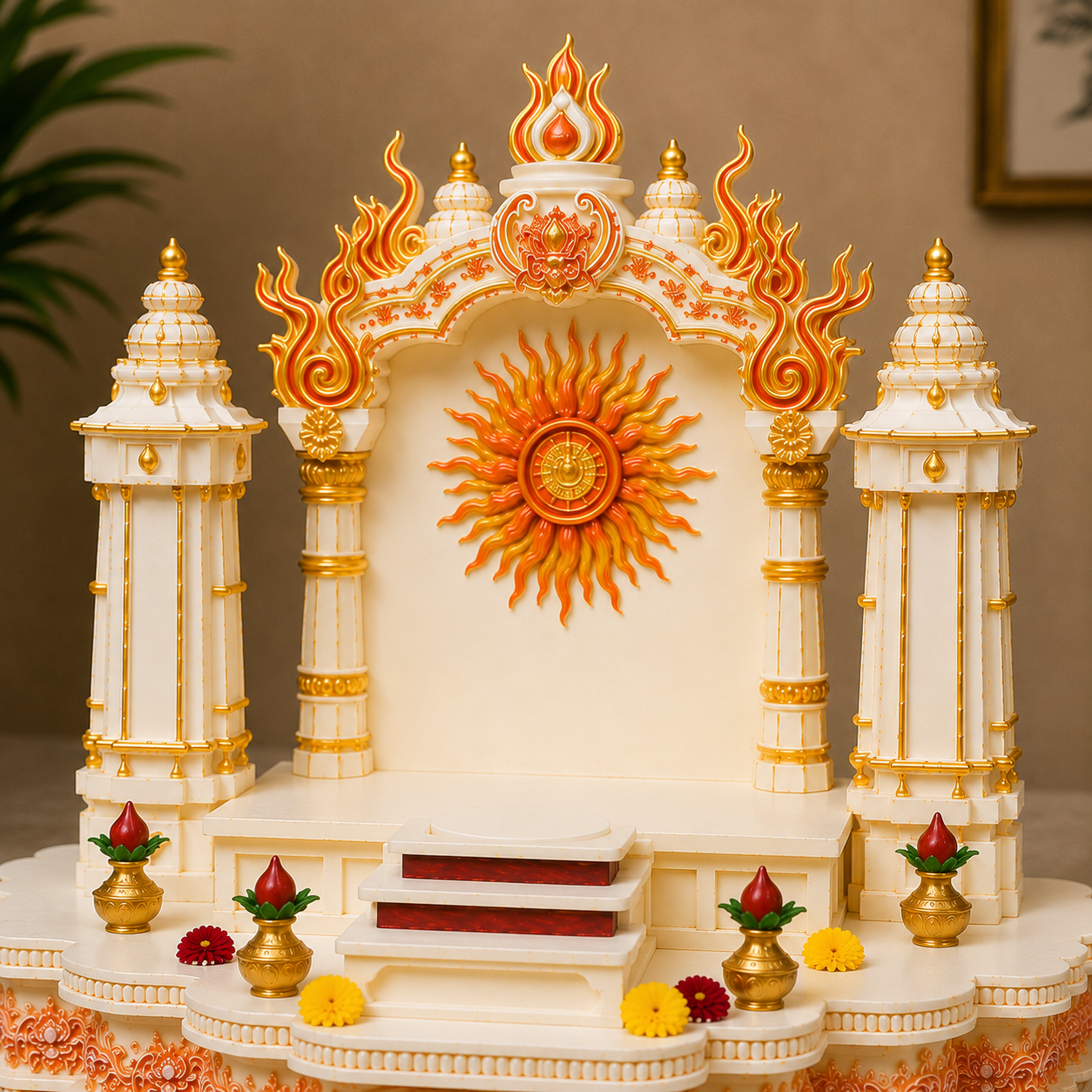 Divine Yagna Kund Sinhasan