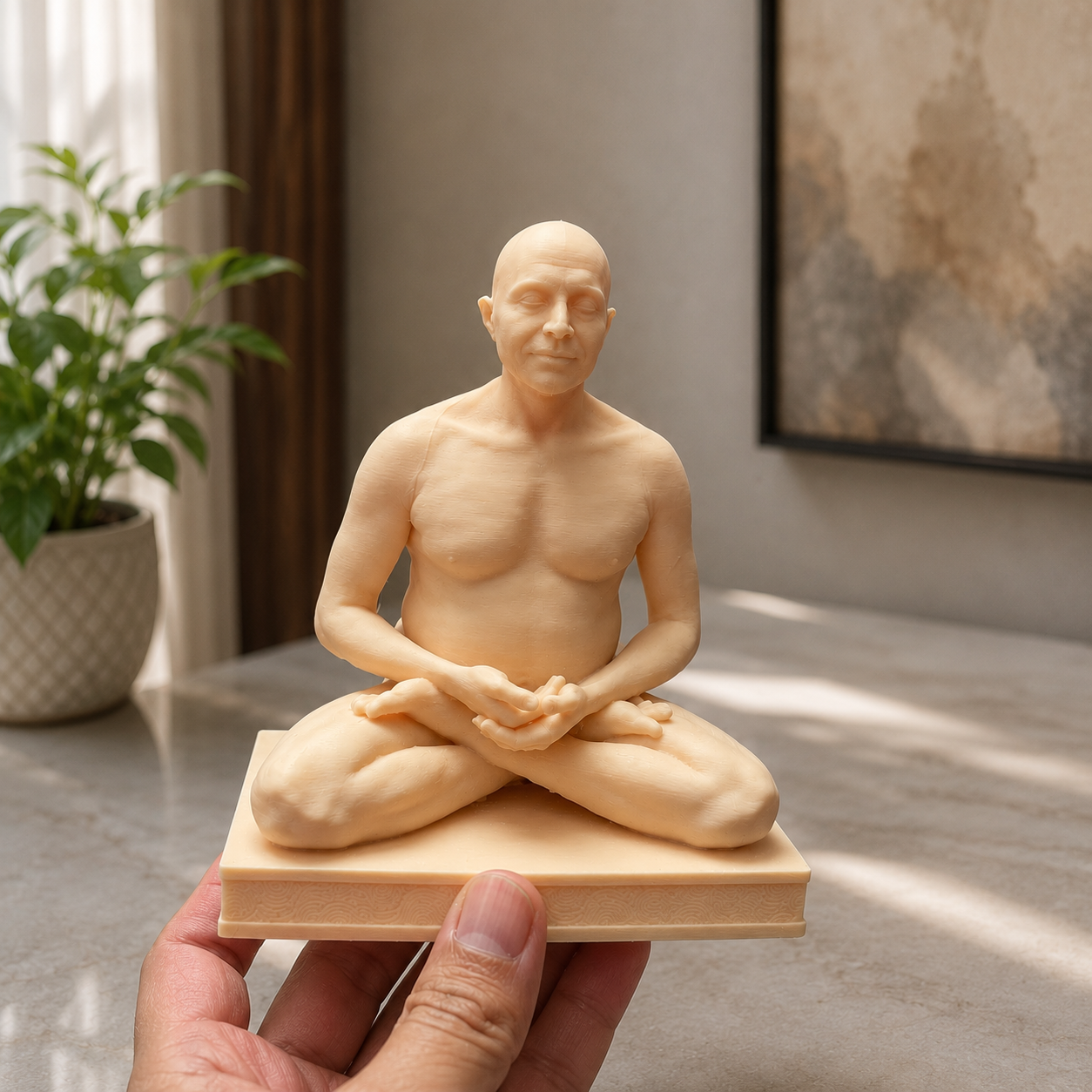 Custom Personalized Statue – Premium 3D Printed Portrait Sculpture